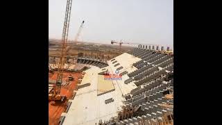 Niveau davancement impressionnant du stade Olympique de Diamniadio [upl. by Gertrud]