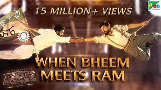 When Bheem Meets Ram  RRR Hindi  Ram Charan Ajay Devgn Alia Bhatt  SS Rajamouli [upl. by Bree]