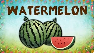 How To Pronounce WATERMELON  तरबूज  Pronunciation In HINDI  FRUIT  HD  Lehren Kids [upl. by Saoj]