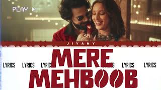 Mere Mehboob Lyrics Video Vicky Vidya Ka Woh Wala Video Color Coded Lyric Video HindiRomEnglish [upl. by Oj]