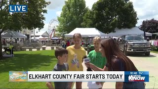 Siblings share their favorite things about the Elkhart County 4H Fair [upl. by Arratahs]