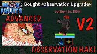 Advanced OBSERVATION HAKI UNLOCKED StepbyStep GUIDE BLOX FRUITS [upl. by Olnee173]