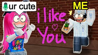 Getting A GIRLFRIEND In Roblox Spray Paint VOICE CHAT [upl. by Nojad]