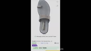 Khadims flats on sale offer slippers khadims flipkart under299 ladies fashion trending [upl. by Enovahs]