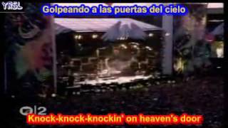 Knockin on heavens door  SUBTITULADA INGLES ESPAÑOL [upl. by Yreffej]