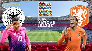 ALEMANHA x HOLANDA  UEFA NATIONS LEAGUE 2425 [upl. by Ticon]