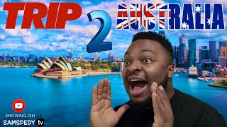 A TRIP TO AUSTRALIA  SAMSPEDY VLOG [upl. by Eneirda]