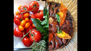 Recette de la TARTE À LA TOMATE AU CARAMEL DE VINAIGRE BALSAMIQUE  Béatrice FABIGNON [upl. by Elsey723]