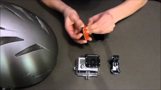 GoPro Tips  How to put the Helmet Mount on [upl. by Ninahs506]