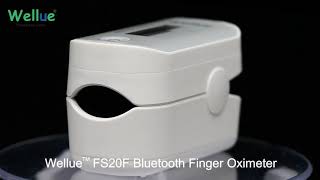 How To Use A Bluetooth Finger Oximeter  Viatom fingertip pulse oximeter [upl. by Nosac]