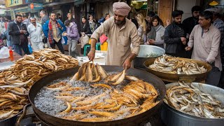 FAMOUS MUMBAI MASALA FRIED FISH PAKORA  CRISPY FISH PAKODA  ISLAMABAD STREET FOOD PAKORA FAROSH [upl. by Johnsten]