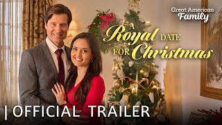 A Royal Date for Christmas  Trailer  Starring Danica McKellar amp Damon Runyan [upl. by Atteuqahs]