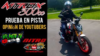 NITROX T3 2024 250 y 300cc  OPINIÓN DE MOTOVLOGERS y PRUEBA DE MANEJO en PISTA🔥 VikMotoTV [upl. by Zilef]