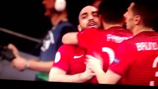 Ricardinho Amazing Goal Portugal vs Serbia UEFA Futsal EURO 2016 06022016 [upl. by Azmuh]