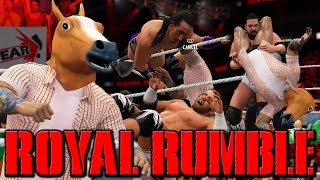 30 WRESTLERS IN ONE MATCH  EPIC 30 MAN ROYAL RUMBLE MATCH WWE 2K16 [upl. by Triley566]