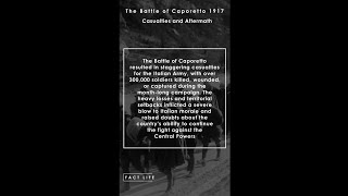 Facts About the Battle of Caporetto in WW1 Casualties amp Aftermath shorts [upl. by Bresee]