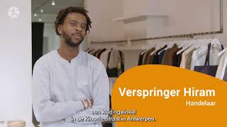 Hiram handelaar  Runt zijn eigen conceptstore met kledij  full [upl. by Orest]