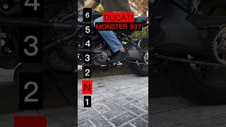 Maximum speed for each gear on a Ducati Monster 937 [upl. by Nohsav]