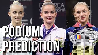 2023 European Championships Medal Podium Predictions [upl. by Enneibaf]