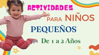 13 ACTIVIDADES PARA NIÑOS DE 1 A 2 AÑOS 👦 IDEAS CASERAS PARA HACER CON NIÑOS PEQUEÑOS [upl. by Shellans643]