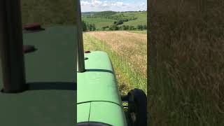 John Deere 2940 and 1327 first cutting [upl. by Salokcin795]