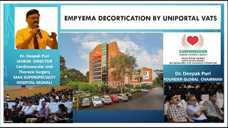 EMPYEMA DECORTICATIONS BY UNIPORTAL VATS [upl. by Acassej]