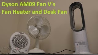 Dyson AM09 vs Desk fan and Fan Heater [upl. by Fidellia]