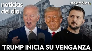 NOTICIAS DEL DÍA Trump inicia su venganza los demócratas culpan a Biden y alerta total en Ucrania [upl. by Anoerb272]