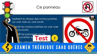 2024 Examen théorique saaq Québec  Sécurité routière au Canada test 2 [upl. by Laicram]