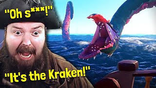 My FIRST ENCOUNTER with the KRAKEN in Sea of Thieves [upl. by George438]