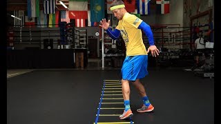 Fastest Feet In Boxing LOMACHENKO Footwork Drill  Ломаченко Самые быстрые ноги в боксе [upl. by Valentijn]