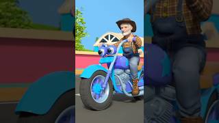 Wheels on the Vehicles trending viral popular cartoon bussong shorts youtubekids ytshorts [upl. by Etnomal140]