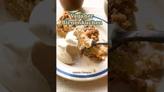 Veganer Birnenkuchen mit Salbeisahne [upl. by Yklam695]