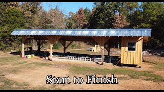 Sawmill Shed Build Start to Finish [upl. by Wightman]