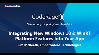 24  Integrating New WinRT and Windows 10 Platform Features Into Your App [upl. by Nurav]