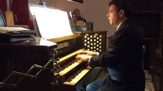 Dr Stephen Reen performs quotCarol Rhapsodiequot for organ by Richard Purvis [upl. by Sayers]