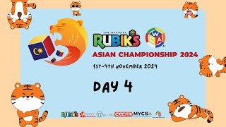 Rubiks WCA Asian Championship 2024  Day 4 part 1 [upl. by Evangelina]