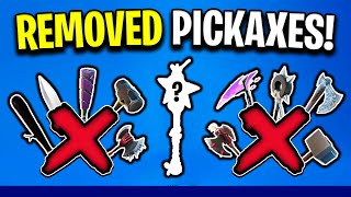 Why Fortnite DISABLED All Of These Pickaxes Leviathan Axe Forsaken Strike amp More [upl. by Fanchan]