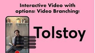 TOLSTOY Interactive Video with options Video Branching [upl. by Glarum762]