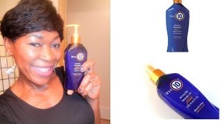 Its a 10 Miracle Shampoo Plus Keratin Sulfate free Review [upl. by Rocker]