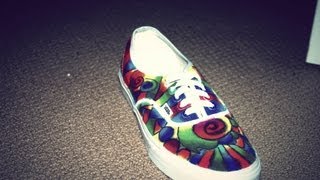 Shoes Sharpie Art CUSTOM VANS [upl. by Oiramej]