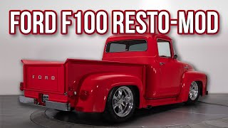 1956 Ford F100 Pickup Truck RestoMod Big Block 429ci V8  SOLD  137210 [upl. by Elbart]