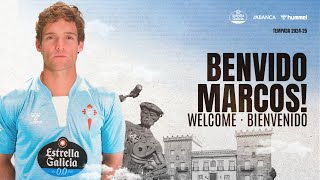 Presentación oficial de Marcos Alonso como nuevo jugador del RC Celta [upl. by Nnylirehs]