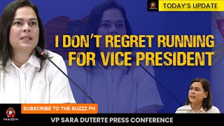 I dont regret running for Vice President VP Sara Duterte PART 11 [upl. by Anayit527]