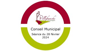 Conseil Municipal 28022024 [upl. by Ativet]