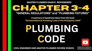 CHAPTER 34 REVISED NATIONAL PLUMBING CODE OF 1999 [upl. by Anadal]