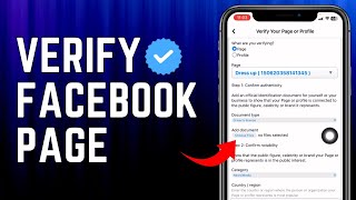 How To Verify Facebook Page 2024  Get A Blue Tick On Facebook Page FULL GUIDE [upl. by Oemac194]