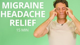 Migraine Headache Help with Trigger Point Stretches and Exercises  EASE THE HEAD PAIN [upl. by Buchbinder848]