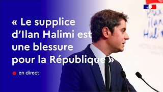 Remise du prix Ilan Halimi  discours de Gabriel Attal [upl. by Ikcin930]