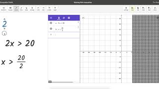 Graspable Math Quick Solving Inequalities Discovery [upl. by Ahseiyt]